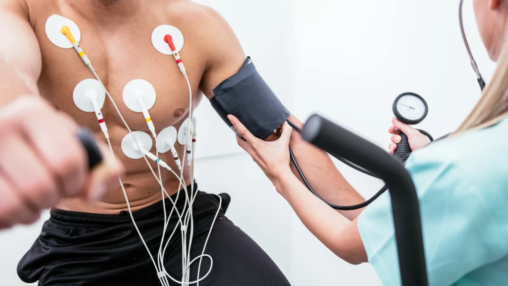 Exercise Tolerance Test performed by cardiologist Dr Francesco Lo Monaco