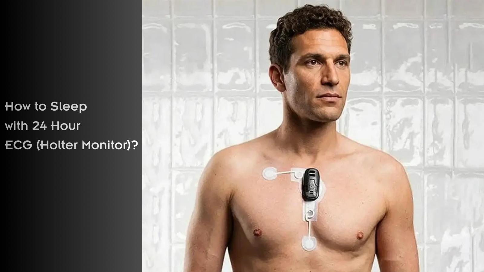 How to sleep with 24 hour holter monitor