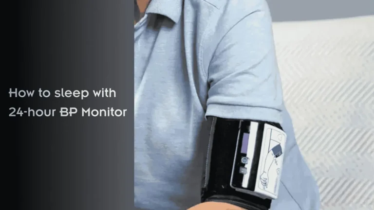 How to Sleep with a 24-Hour Blood Pressure Monitor