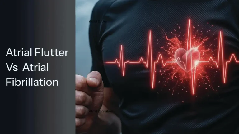 Atrial Flutter Vs Atrial Fibrillation only visual